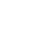 The image shows a stylized graphic with a white house icon above a black hand holding an umbrella, set against a black background with a white border.