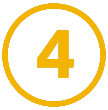 The image displays a graphic with the number '4' prominently featured within a circular yellow badge, which is set against a black background.